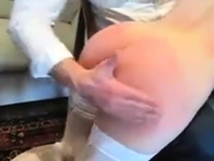 Spanking Stepdaughter's Ass Like Crazy